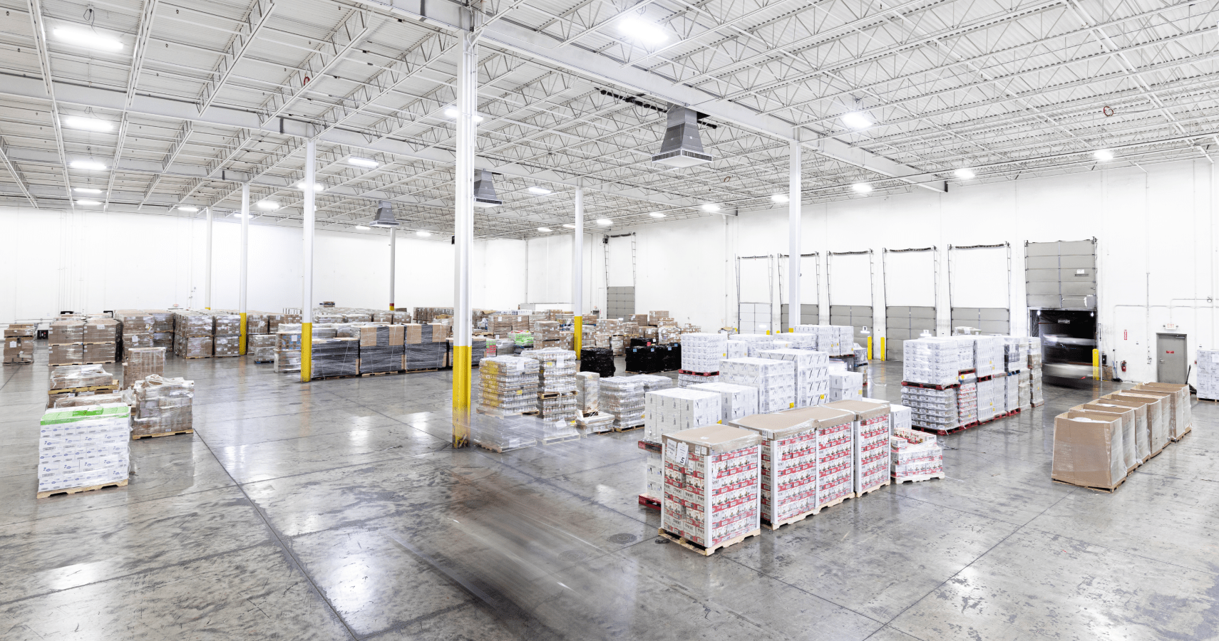 Temperature controlled warehouse. 