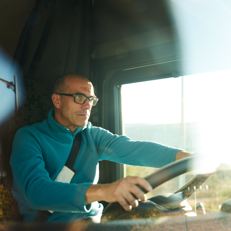 Carrier driving truck