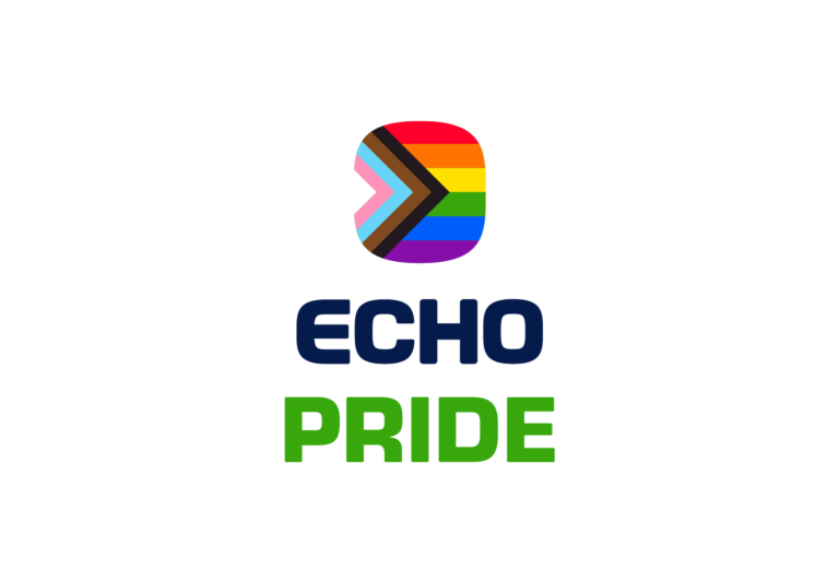 Echo's logo for their Echo Pride BRG. 